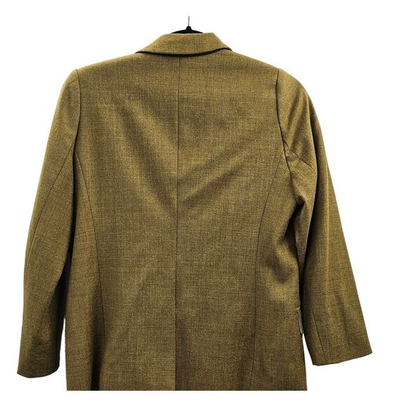 J Crew Blazer Womens Size 6 Wool Olive Green Corp Career Stretch Pockets J.Crew - Picture 3 of 15